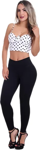 Vista 5 de Bon Bon Up - Leggings de algodón para mujer con moldeador interior y levantador de glúteos, varios estilos