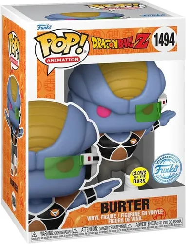 Vista 2 de Funko Figura de vinilo Pop! Dragon Ball Z Burter que brilla en la oscuridad #1494