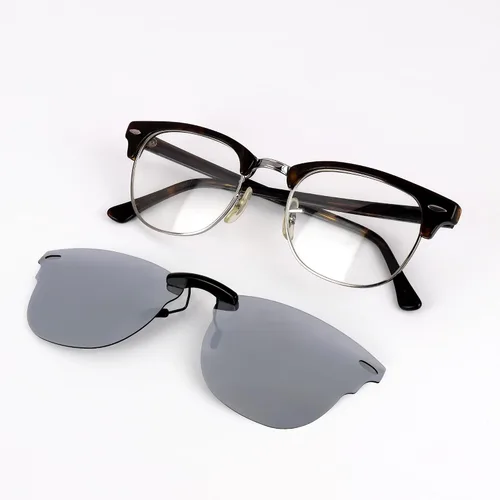 Vista 4 de Gafas de sol polarizadas CLIP-ON para Ray-Ban Clubmaster RB5154 (RX5154) 51-21-145