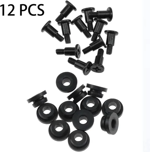 Vista 4 de Lovelysp - Kit de tornillos para unidad de disco duro, accesorios de montaje de arandela de goma que absorbe los golpes para HDD/SSD de 2.5