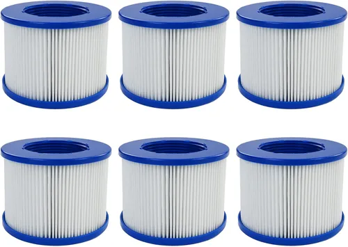 Vista 7 de Repuesto de filtro atornillado para bañera de hidromasaje RELXTIME/ALEKO/Wejoy Aquaspa/Co-z/Wave/CleverSpa, cartuchos roscados para jacuzzis Paquete
