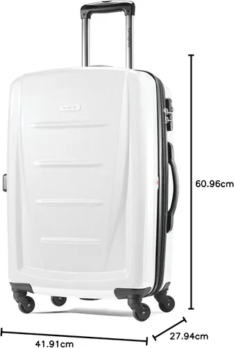 Vista 52 de Samsonite Winfield 2 Equipaje rígido con ruedas giratorias, Azul profundo, Juego de 3 piezas (20/24/28)