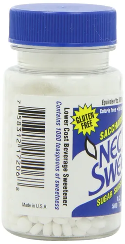 Vista 6 de Necta Sweet Tabletas sustitutivas de azúcar, 1/2 grano, botella de 500 unidades (paquete de 12)