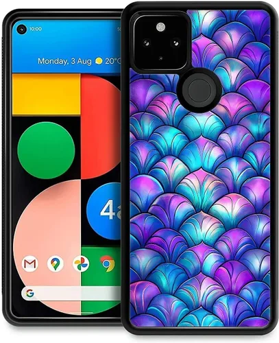 Vista 174 de Compatible con Google Pixel 4A 5G Mobile Case Creative Acrylic Back Panel Silicona Edge Case Slim Protección Especialmente para Google Pixel 4A 5G