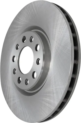 Vista 240 de Detroit Axle - Rotores de freno delantero para 04-13 Mazda 3 Rotores de frenos de disco 06-15 Mazda 5 Reemplazo: Rotor regular delantero de 11.81