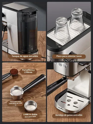 Vista 6 de UDI Máquina de café expreso, 20 bar de alta presión profesional