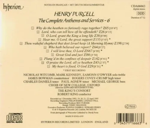 Vista 2 de Henry Purcell The Complete Anthems and Services 6
