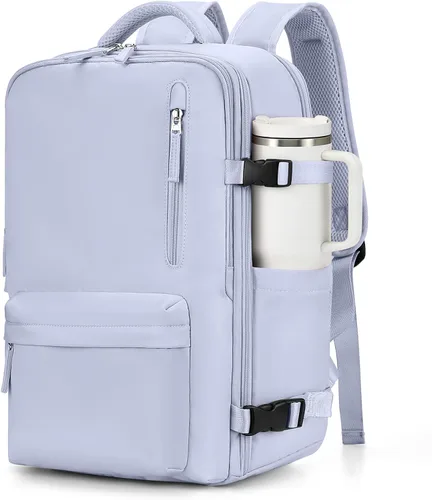 Vista 56 de VGCUB Mochila grande de viaje para trabajo, negocios, mochila para computadora portátil aprobada para vuelo, para mujeres y hombres, mochila