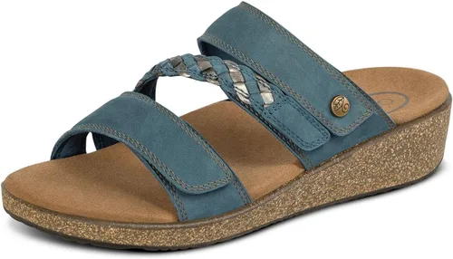 Vista 10 de Orthofeet Sandalias ortopédicas Carrie de cuero ajustable para mujer