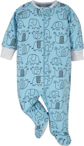 Vista 2 de Onesies Brand baby-boys 4-pack Sleep 'N Play Footies
