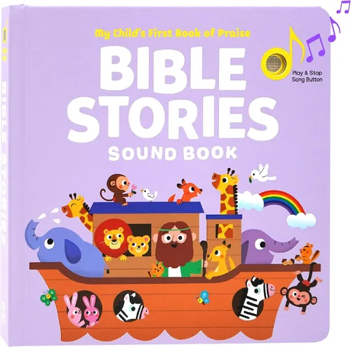 Vista 13 de Bible Heroes Libros cristianos con sonido para niños, 6 canciones de la Biblia para niños pequeños, regalos cristianos para niños, Biblia para bebés