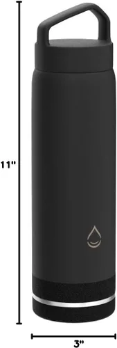 Vista 10 de Botella de agua Infusion Pro con infusor de frutas - Aislada al vacío (20 oz) de acero inoxidable : Libro electrónico de recetas de infusión