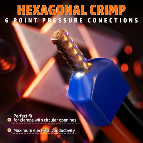 Vista 3 de Kit de herramientas de crimpado de ferrules PEBA, 21 tamaños de terminales de ferrules de alambre y ferrules hexagonales para crimpado AWG28-7