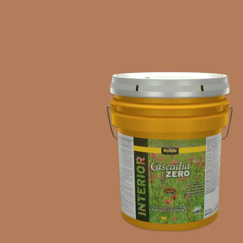 Vista 13 de Rodda Paint CASCADIA ZERO - Pintura plana e imprimación para interiores en uno, cuarto de galón, crema de ballet