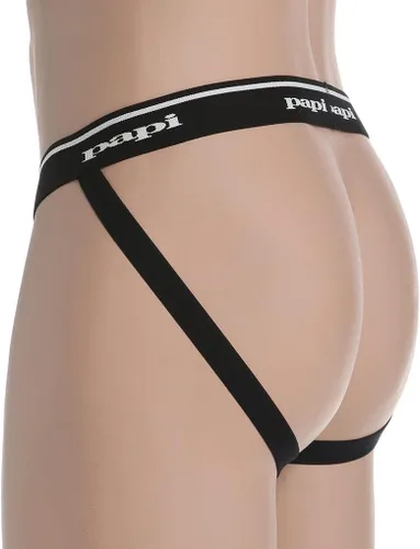 Vista 5 de papi Paquete de 3 correas para hombre, soporte atlético, ropa interior transpirable para entrenamiento masculino