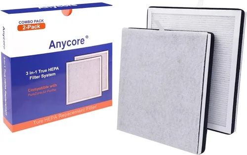Vista 7 de Para Purezone Filtro de Repuesto Paquete de 2 Compatible con Purificador de Aire PureZone Pure Enrichment PEAIRPLG #PEAIRFIL, 3 en 1 Grado H13 True