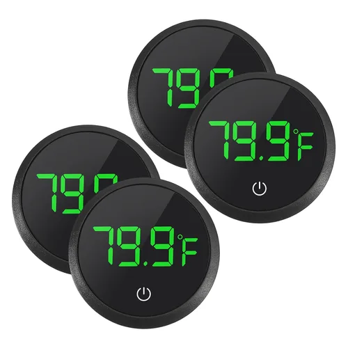 Vista 10 de 2pack Termómetro LED digital para acuario, termómetro de tanque de acuario con pantalla de medición de temperatura para peces, tortugas y acuáticos