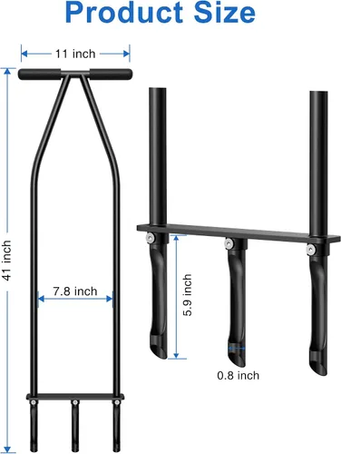 Vista 7 de Herramienta Aireadora de Césped, Herramienta Aireadora de Núcleo para Césped con Material de Acero Aleado, Aireador de Césped Resistente