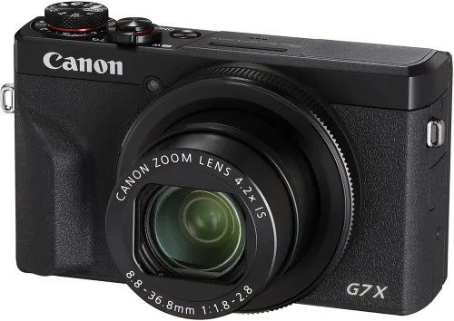 Vista 2 de Canon PowerShot G7 X Mark III - Bolsa para cámara digital y cámara (negro)