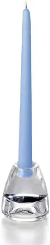 Vista 103 de Yummi - Velas cónicas gris claro de 10 pulgadas. 12 por paquete