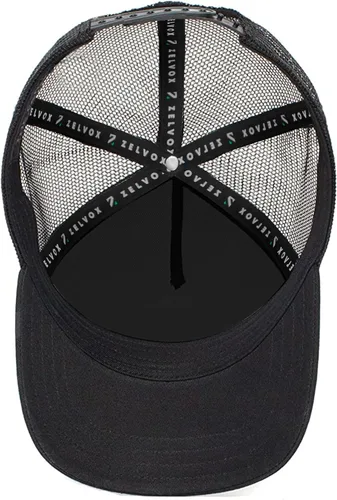 Vista 6 de Gorra de camionero, sombrero de malla ajustable Snapback, gorra negra Capybara, gorra de béisbol de malla, sombrero bordado Capybara. Unisex