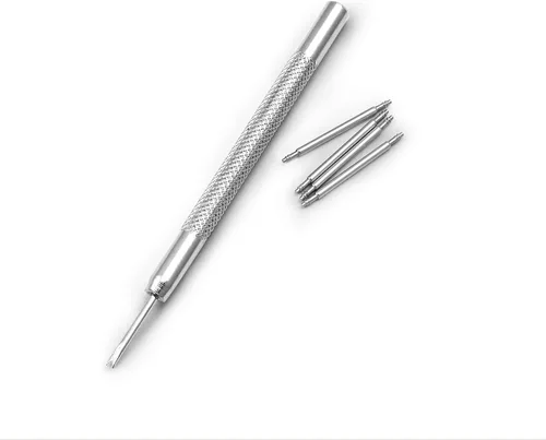 Vista 6 de BISONSTRAP Pasadores de correa de reloj de 0.315 a 0.996 pulgadas, paquete de 4 barras de resorte de acero inoxidable con una correa de reloj, kit
