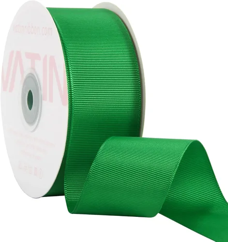 Vista 145 de VATIN Cinta de Grogrén Negra, 1-1/2" x 50 Yardas Continuas, Cinta de Grogrén de Poliéster Negra, Usar para Lazos de Bricolaje, Accesorios