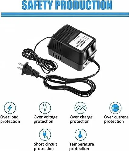 Vista 2 de Marg Adaptador AC/AC para Uniden Bearcat BC244CLT BC248CLT BC148XLT-1 BC144XL BC145XLT-1 BC278CLT Receptores de escaneo Receptor de radio Calss 2