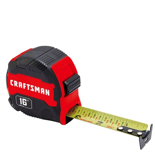 Vista 2 de CRAFTSMAN Cinta métrica, compacta y fácil agarre, 16 pies (CMHT37441S)