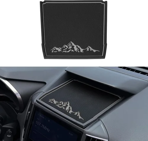 Vista 8 de JKCOVER Tapetes para Tablero Compatibles con Subaru Crosstrek/Impreza 2018-2023 y Subaru Forester 2019-2024 Accesorios Tapetes de Goma para Consola