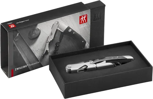 Vista 5 de ZWILLING Henckels Sommelier Accessories - Sacacorchos de camarero clásico con mango de micarta, acero inoxidable