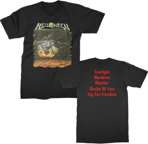 Vista 2 de Helloween EP - Camiseta para hombre, talla S, color negro, Negro