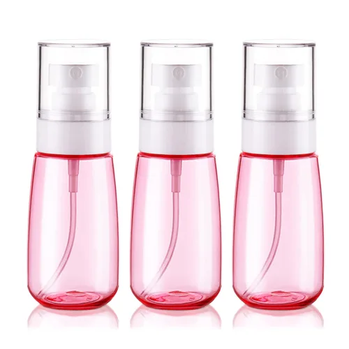 Vista 17 de Cosywell Botella de spray de viaje aprobada por la TSA de 2oz 60ml, paquete de 3, a prueba de fugas, nebulización fina, botella de spray de plástico