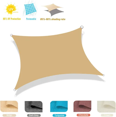 Vista 7 de COOLBOYS - Parasol rectangular de 10 x 20 pies, para exteriores