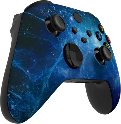 Vista 7 de eXtremeRate Custom Shell for Xbox Series X & S Controller, Blue Nebula Replacement Cover Front Housing Cover for Xbox Core Controller Wireless