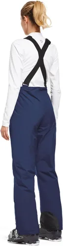 Vista 2 de BALEAF Overol con peto de esquí impermeable aislado para mujer, pantalón de snowboard a prueba de viento