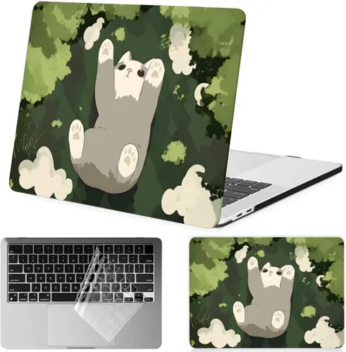 Vista 10 de Funda para MacBook Air 15.3'' A3448/A3241/A3114/A2941, lunares marrones