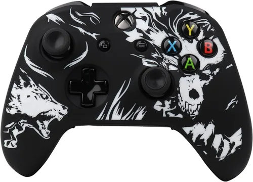 Vista 2 de RALAN - Funda protectora para controlador láser personalizada para Xbox One, funda protectora de silicona antideslizante compatible con Xbox 1