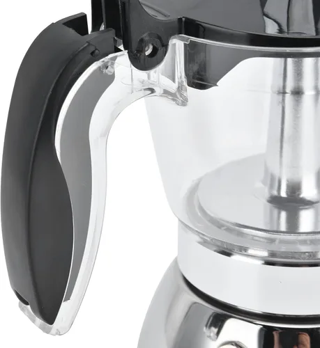 Vista 8 de Qiilu Moka - Olla de acero inoxidable para 4 tazas de café, para cocina, moka