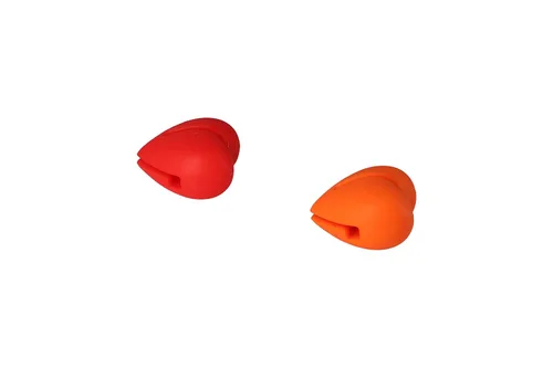Vista 6 de 2 piezas de silicona antiarañazos con forma de corazón, termómetro para medir la temperatura de dulces, aceite, leche, chocolate, velas, 2