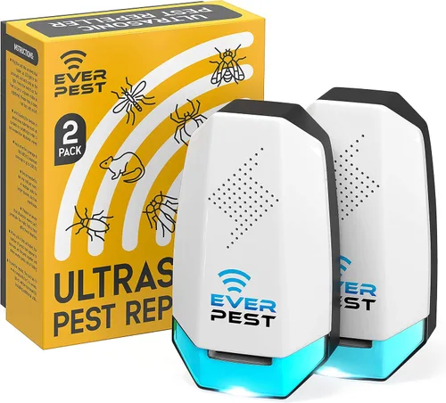 Vista 8 de Repelente ultrasónico de control de plagas, ecológico, enchufe, electrónico, ondas, enchufe para interiores, repelente de enchufe para ratones