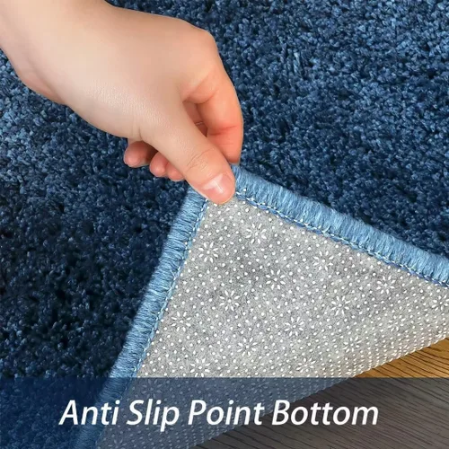 Vista 3 de WESTLOOM Alfombra de pasillo de 2 x 8 pies, alfombra de pelo de alta calidad, antideslizante, no desprende pelusa, alfombra gruesa para sala