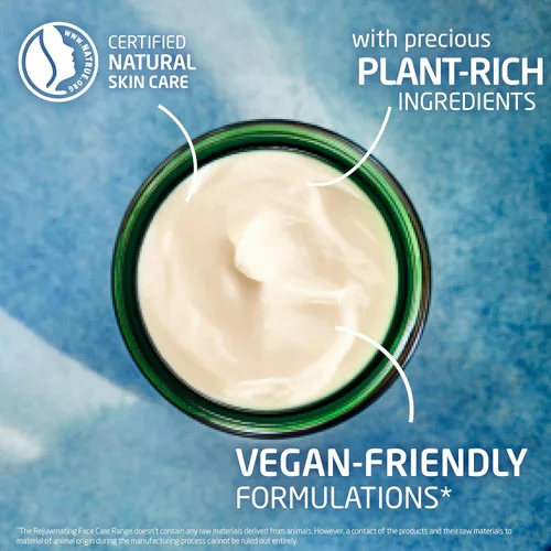 Vista 9 de Weleda Crema de día rejuvenecedora para el cuidado facial, 1.3 onzas líquidas, hidratante rico en plantas con genciana azul y Edelweiss