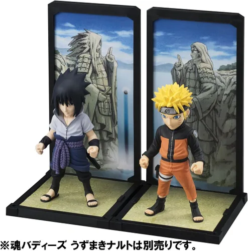 Vista 5 de Bandai Tamashii Nations Buddies Sasuke Uchiha "Naruto Shippuden" Figura de acción