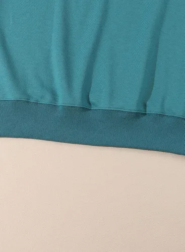 Vista 167 de SHEWIN Sudadera casual de manga larga con cuello redondo para mujer, ligera, holgada