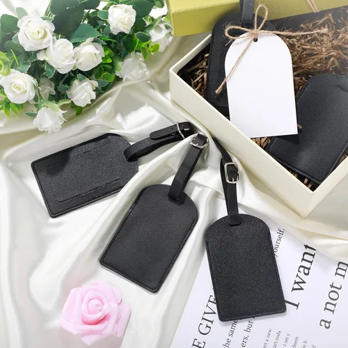 Vista 2 de Amylove 48 juegos de etiquetas de equipaje para regalos de boda, etiquetas de equipaje a granel para invitados, regalos de novia, regalo de boda