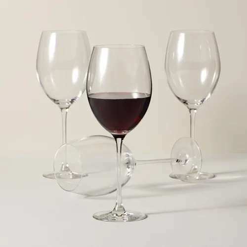 Vista 3 de Lenox Tuscany Classics - Juego de 4 piezas de cristal de Burdeos 335 libras transparente
