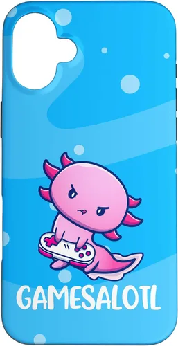 Vista 23 de Gamesalotl Axolotl Nice Game Video Game Case for iPhone 17