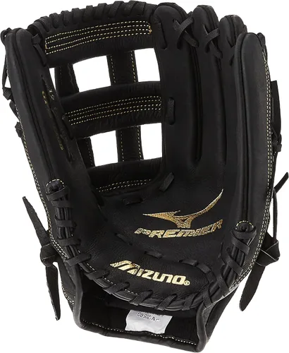 Vista 2 de Mizuno Premier Slowpitch Softball Glove Series I Full Grain Leather I Buttersoft Palm Liner I Parashock Palm Pad I PowerLock I Game-Ready H Web