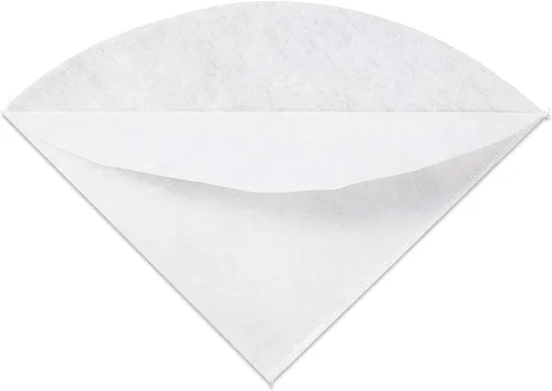 Vista 2 de Birllaid Soporte de cono de filtro no tejido y 50 conos de filtro para freidora